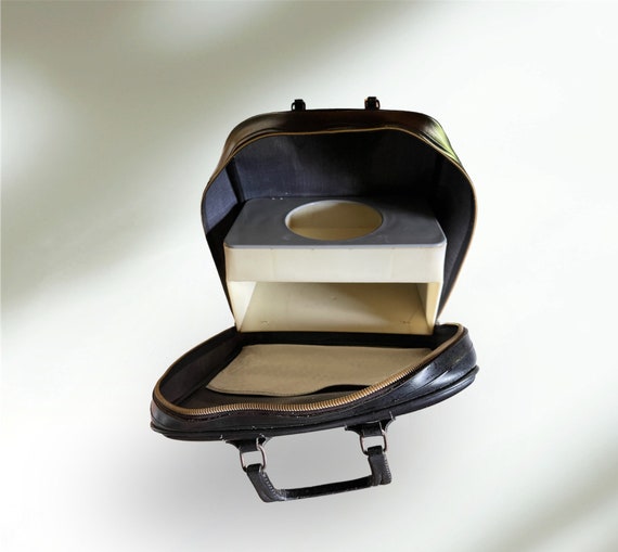 Vintage bowling ball bag with insert for accessories … Gem