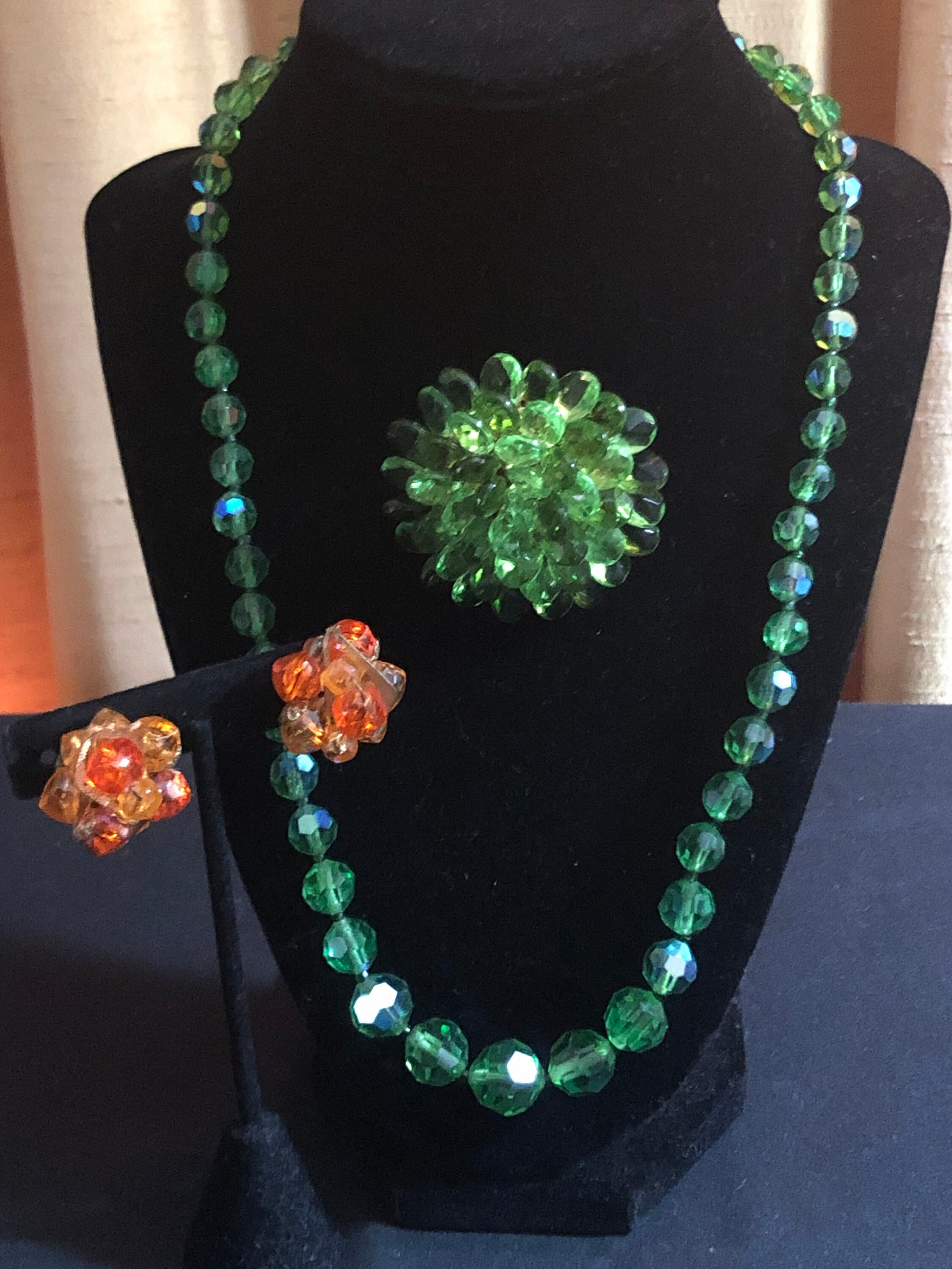 Vintage Beaded Jewelry Set / Ladies Jewelry / Mother's Day Etsy UK