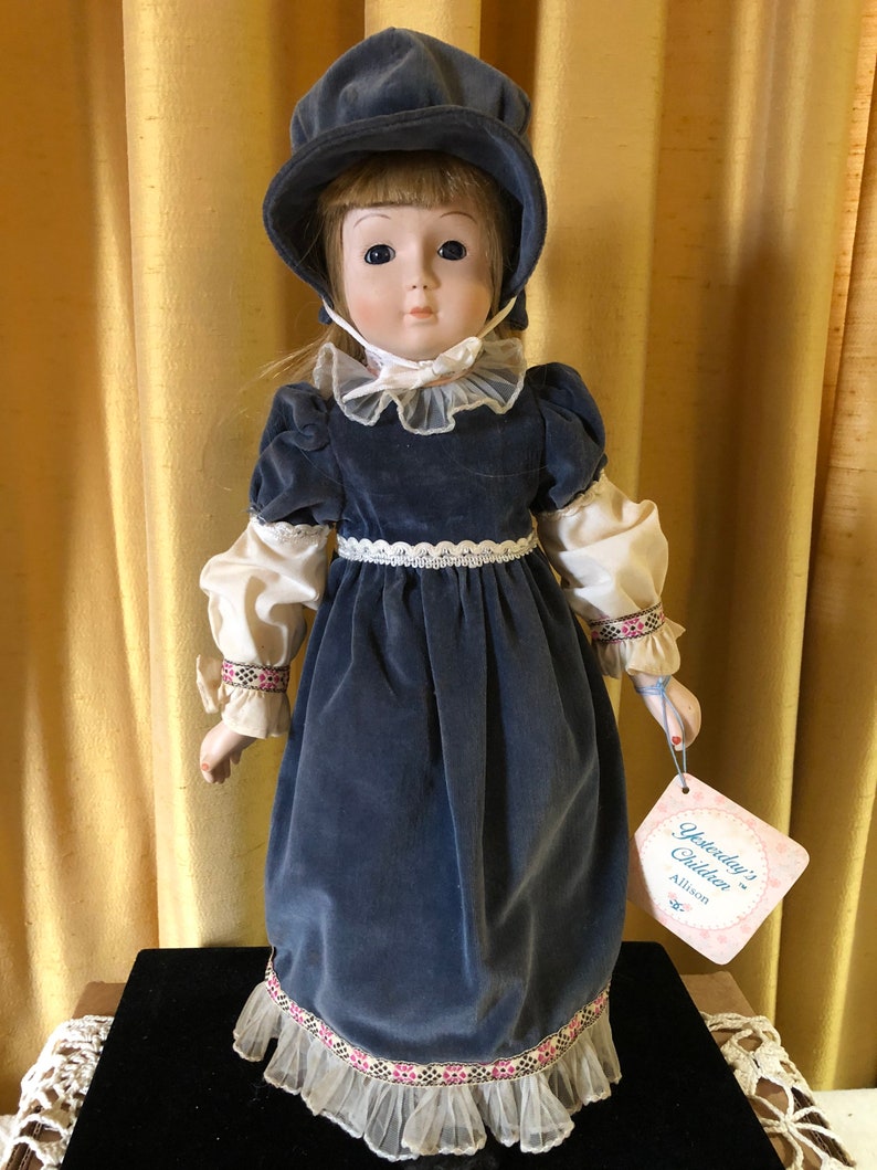 Vintage Russ Allison Porcelain Doll Style 160/yesterdays - Etsy