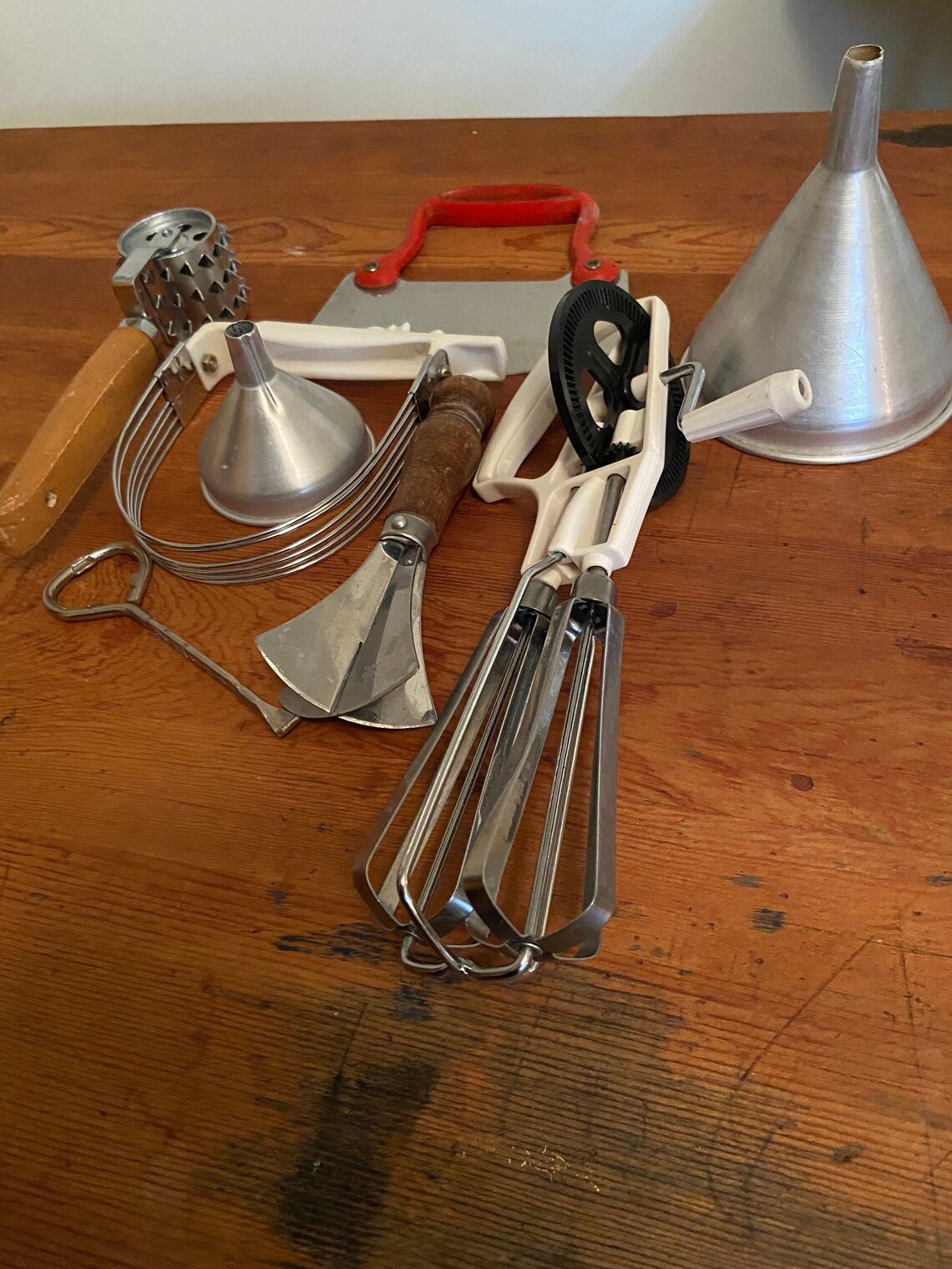 Vintage Cooking Utensils Lot/ Rustic Primitive Decor Etsy UK