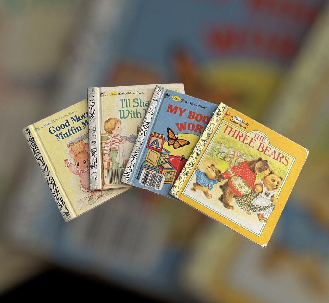 Vintage Lot of 7 Children's Golden Books - Various Copyrights - Great ...