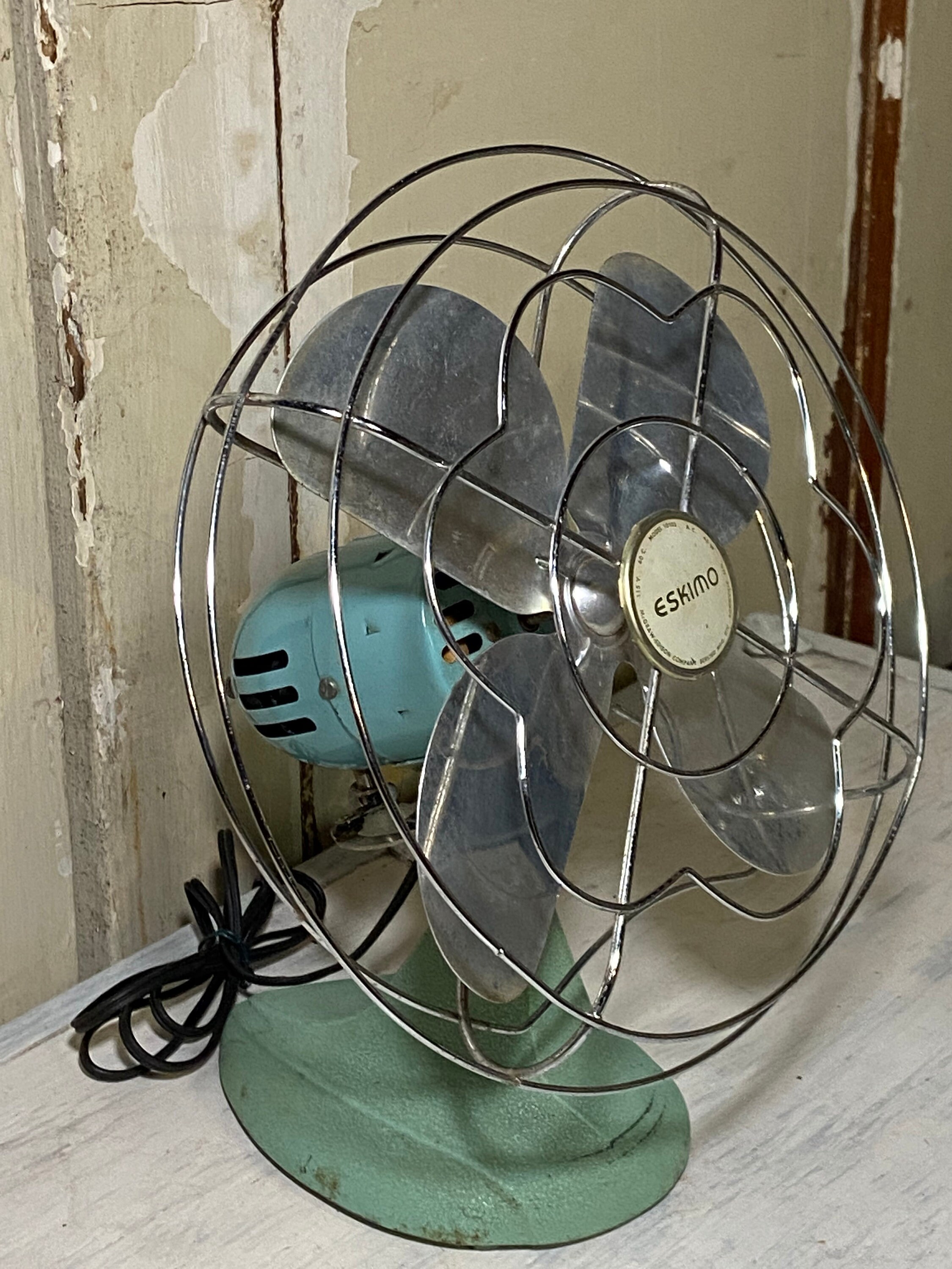 Hermosa ハモサ Retro Table Fan RF-011 Amazon.com: FANCY HOME Table Fan 30 cm, Chrome : Home & Kitchen