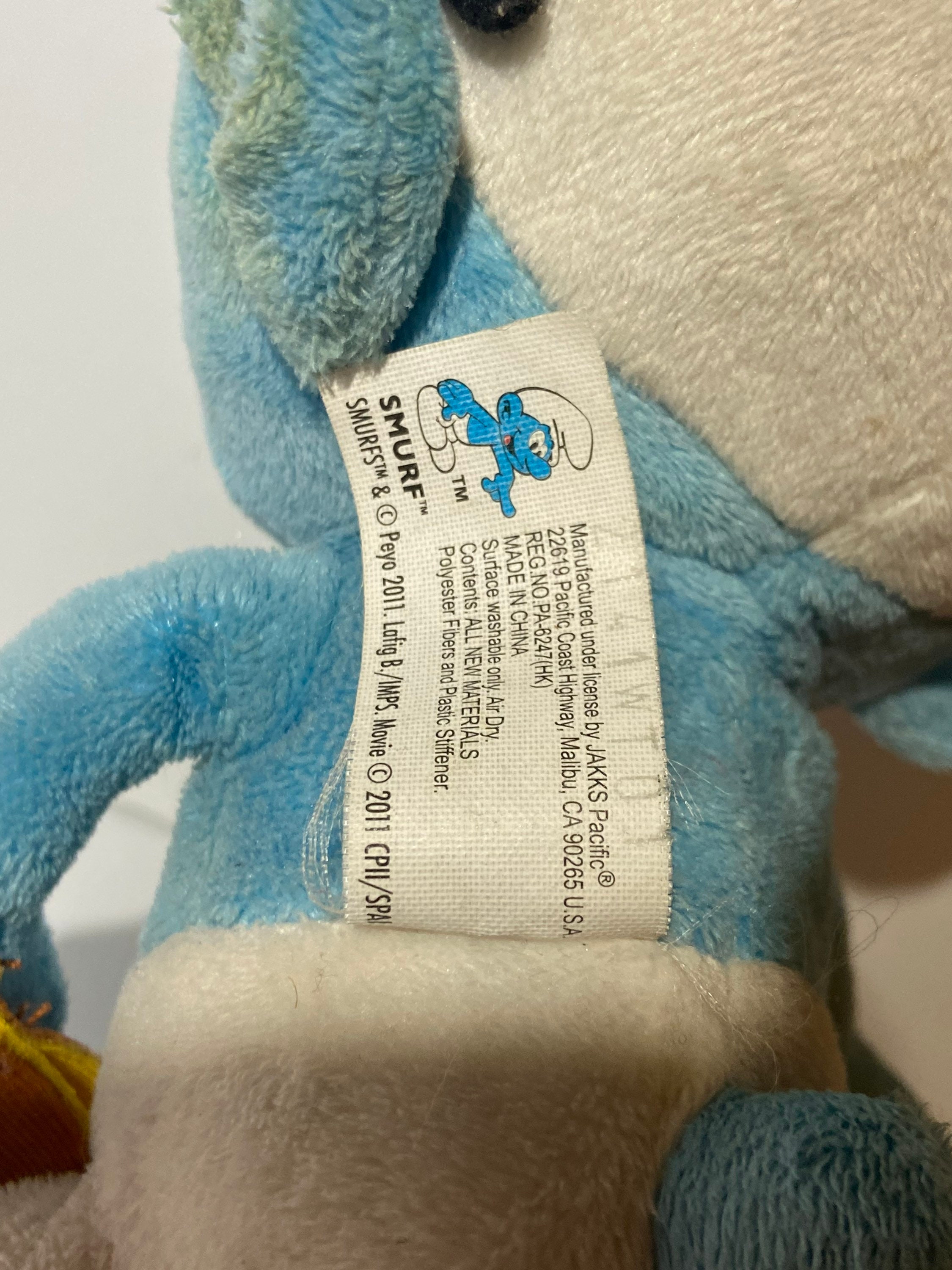 Peluche Pitufo Filósofo De 20 Cm – Oficial, Con Detalles Bordados, Ideal Para Regalar A Niños Y Coleccionistas
