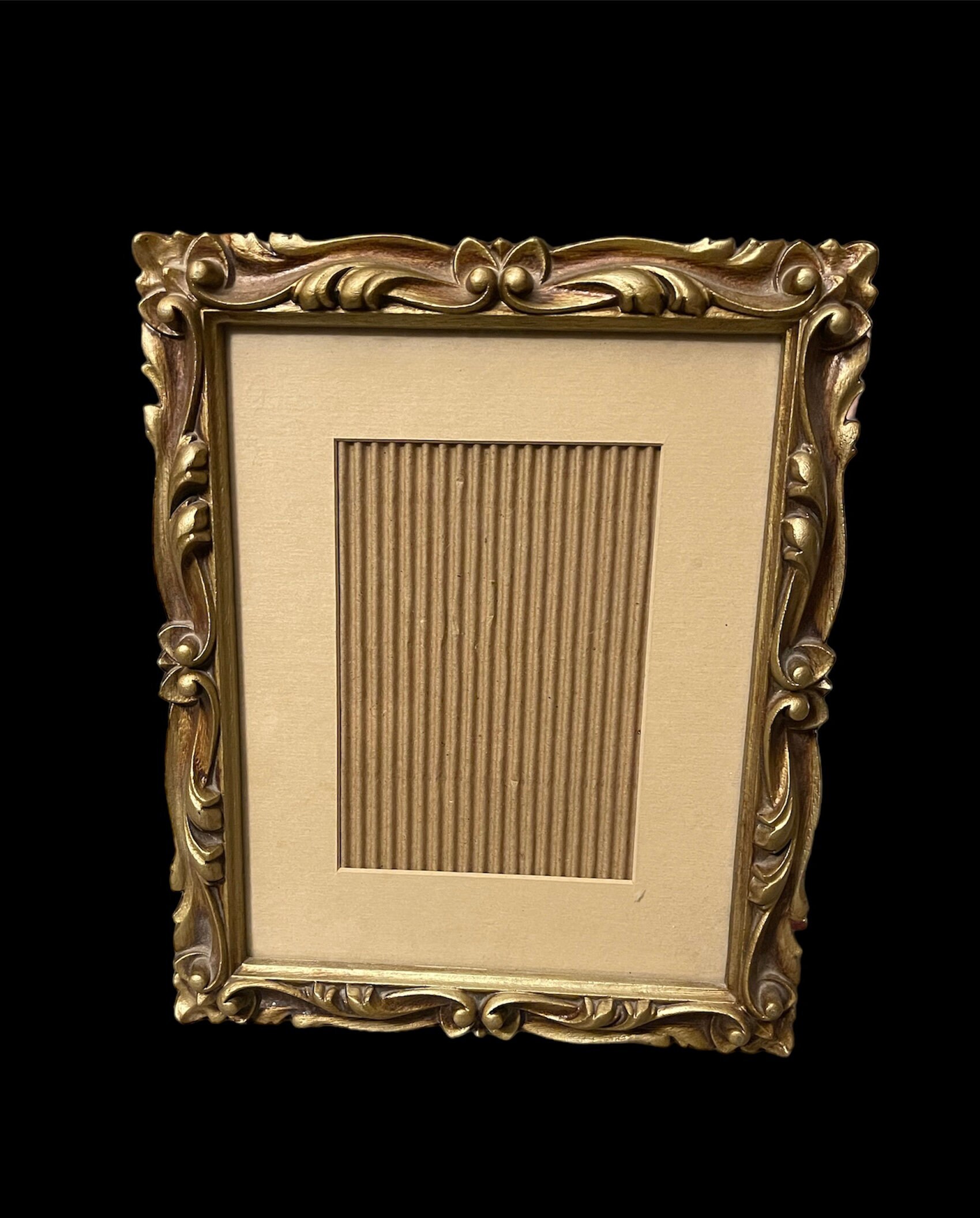 Vintage Ornate 8x10 Frame Art Nouveau Gold Tone Etsy