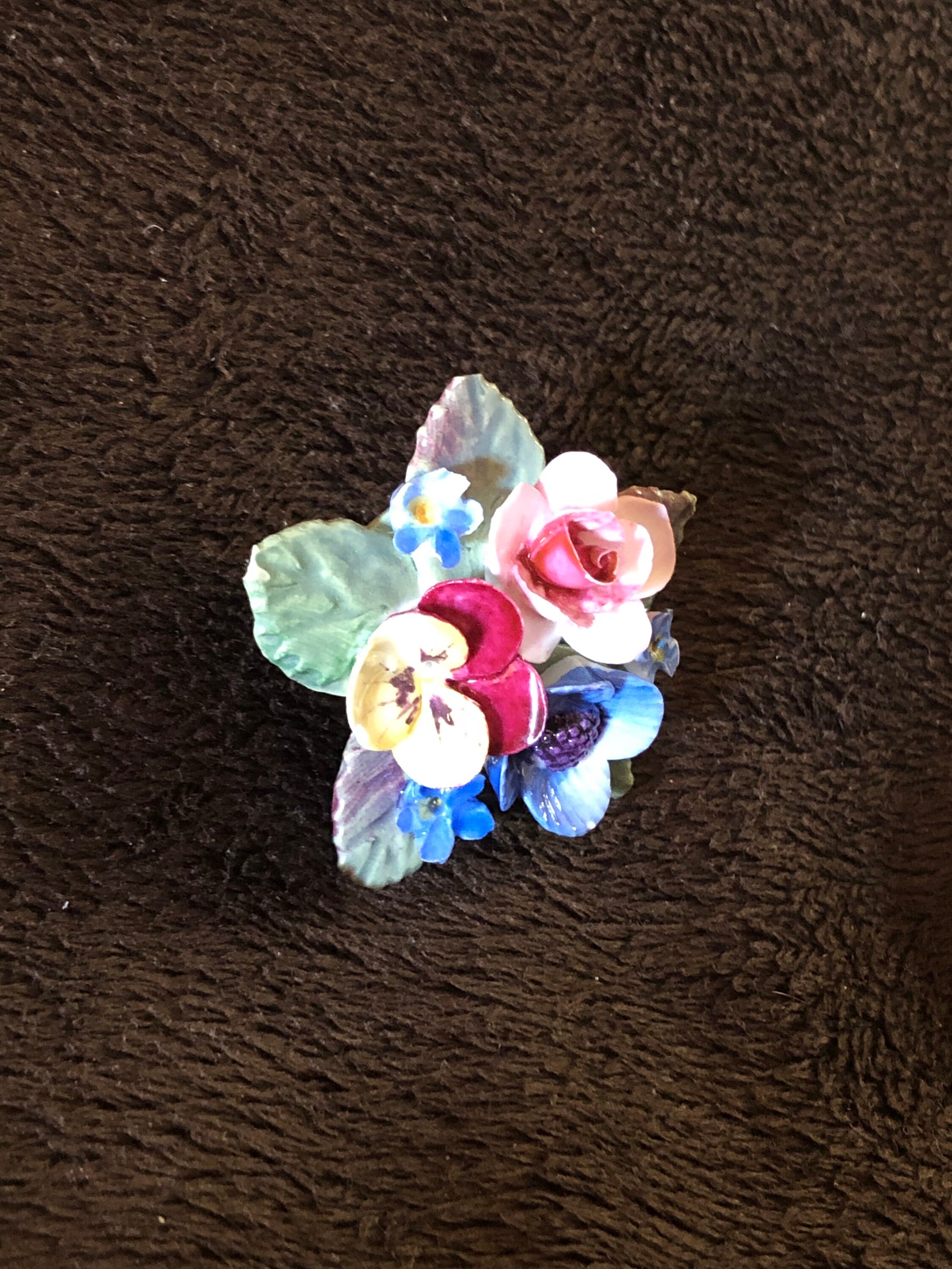 6 assiettes à gâteau en porcelaine Schumann motif floral faisan Bavière Allemagne 1960