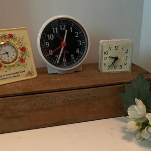 Vintage Clock Collection - Battery Operated - Home Decor Accent