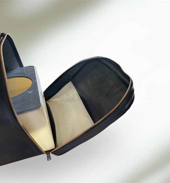 Vintage bowling ball bag with insert for accessories … Gem