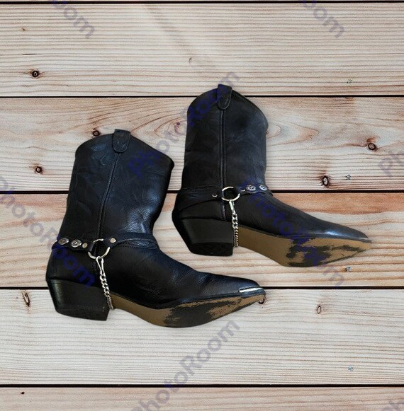 Vintage ladies black Sage Abiline western style r… - image 5