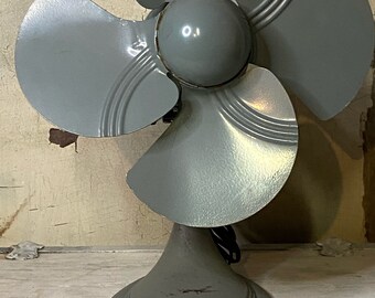 Vintage 1940s Jet Air Table Fan: Dominion Electric Art Deco Decor
