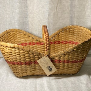 Vintage hand made butterfly basket