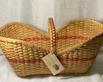 Vintage hand made butterfly basket