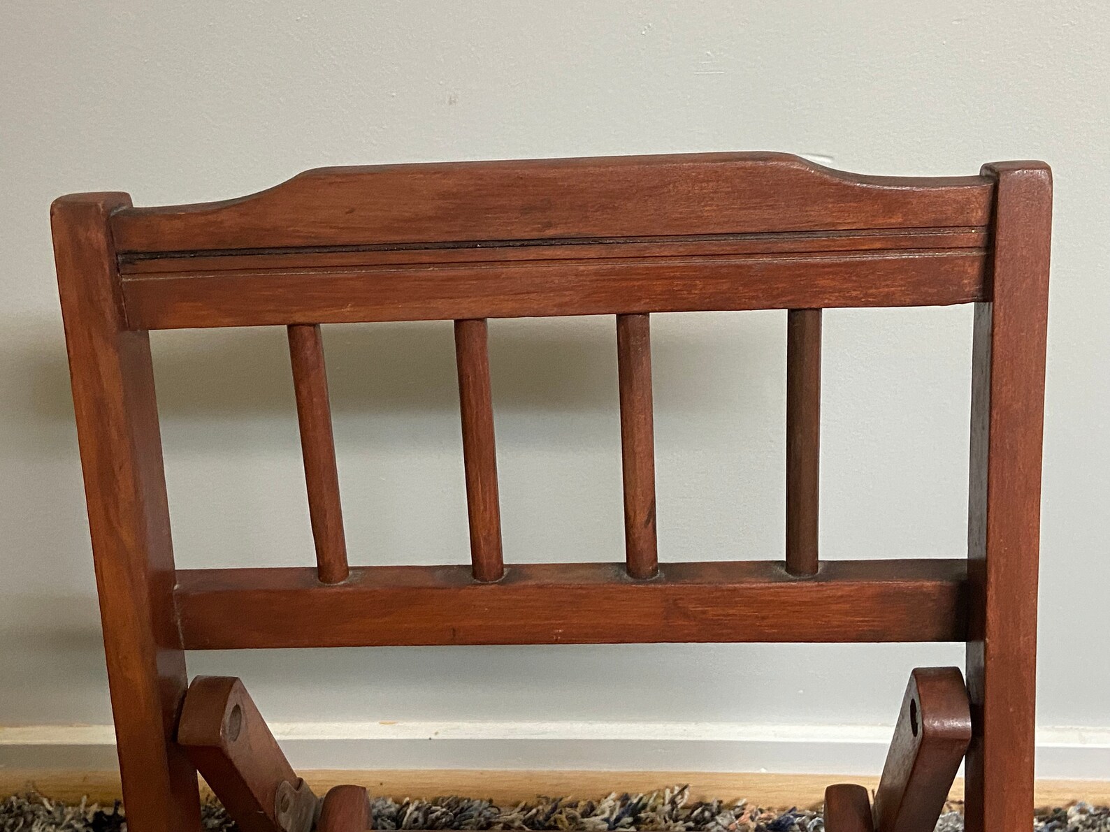 Vintage Child's Wooden Folding Chair/ Babee Tenda Childrens Play