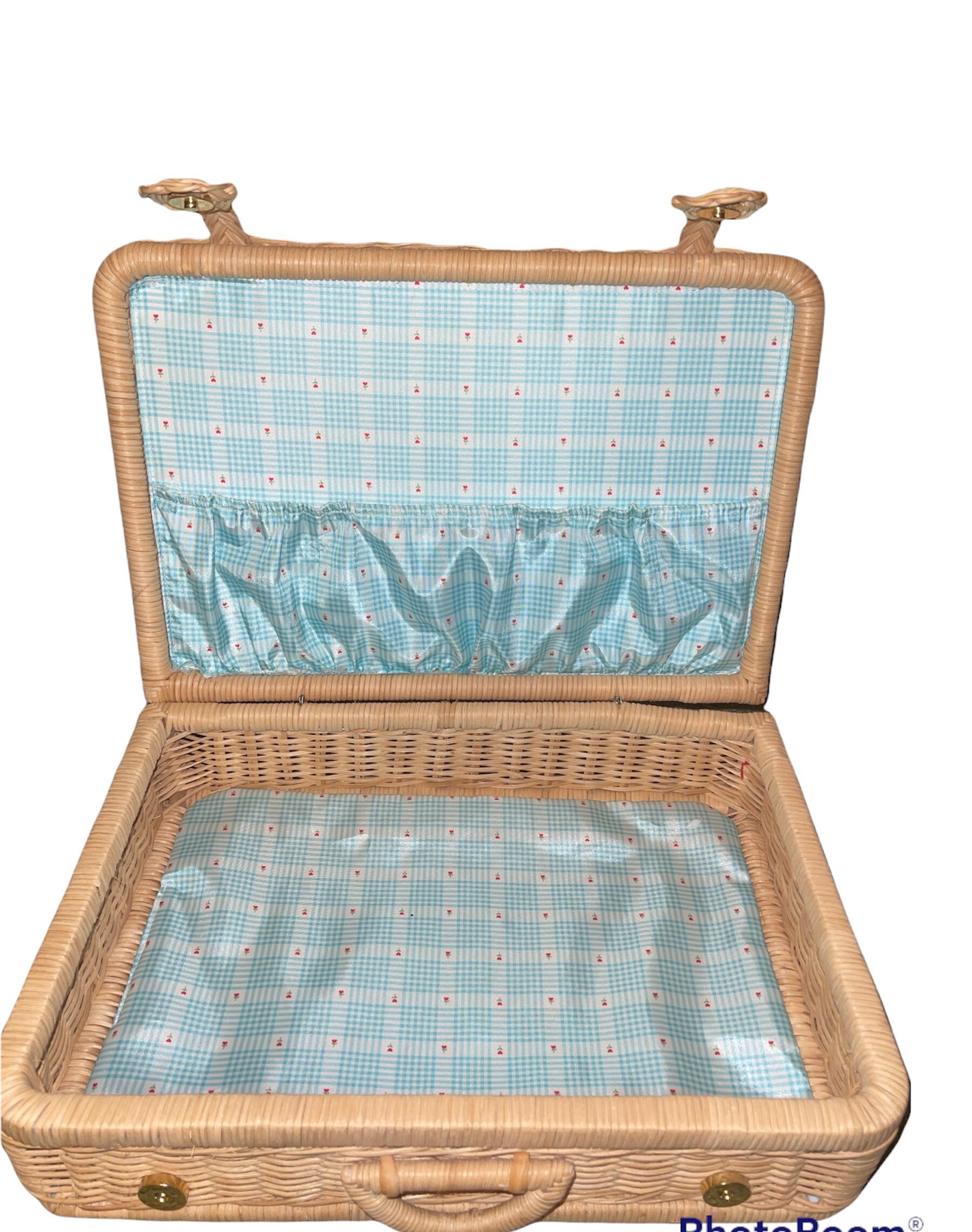 Bitty baby wicker suitcase 2025