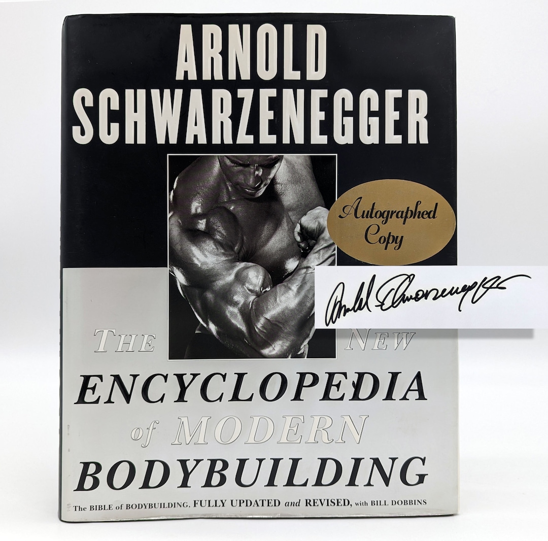 SIGNED Arnold Schwarzenegger the New Encyclopedia of Modern - Etsy
