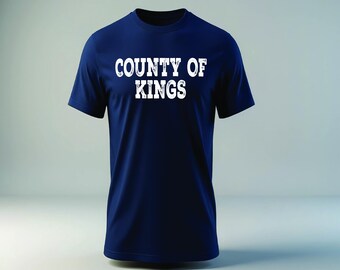County of Kings T-Shirt, Retro NYC Tee, Vintage Brooklyn Shirt, Brooklyn Nostalgia Gift