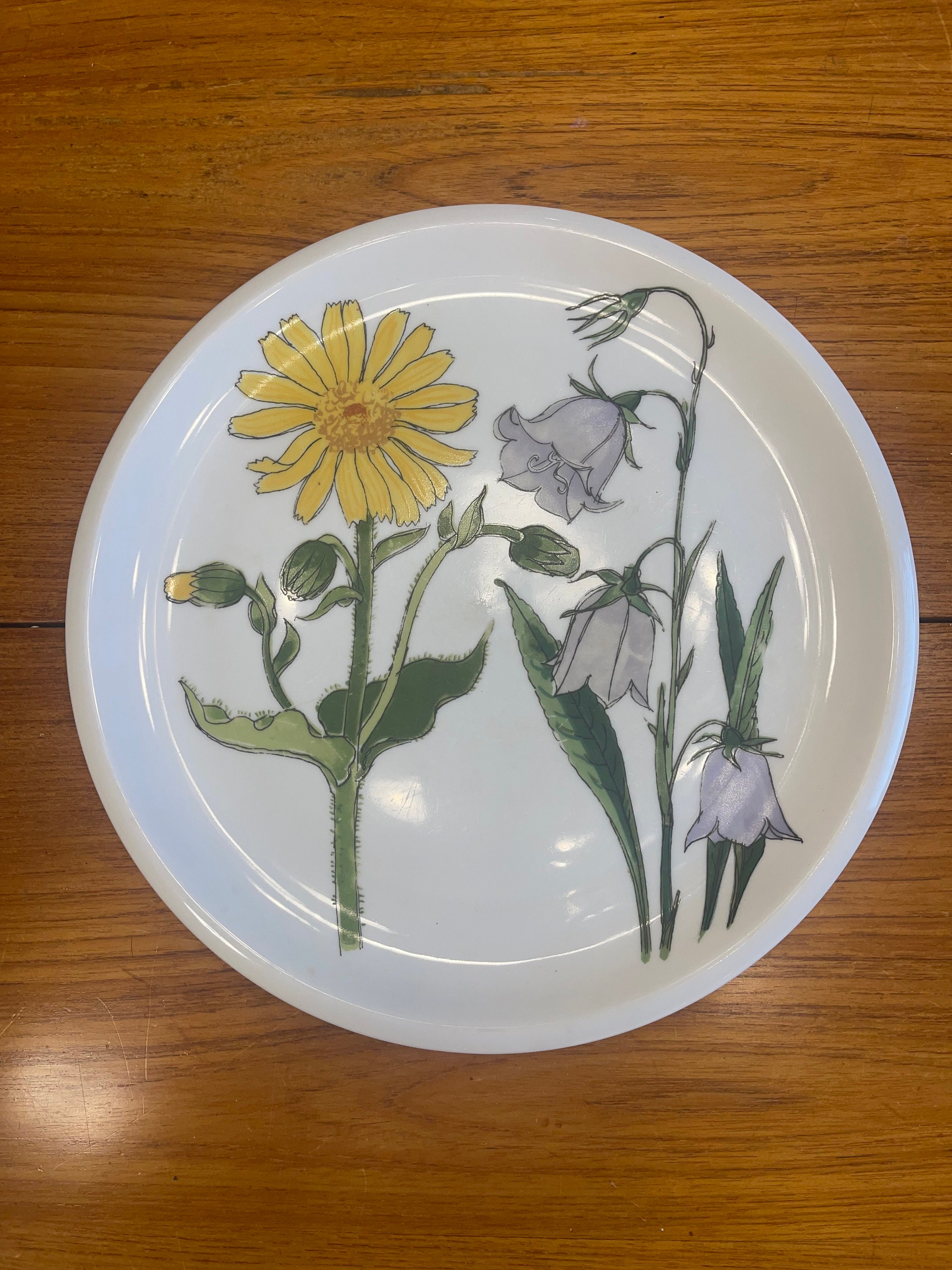 IKEA Plates. Two Deep Daisy Plates by Marguerite Walfridsson