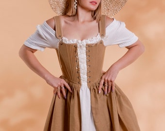 Eleanor Custom Made Corset Dress, Baroque Kirtle by Of Witches and Bards