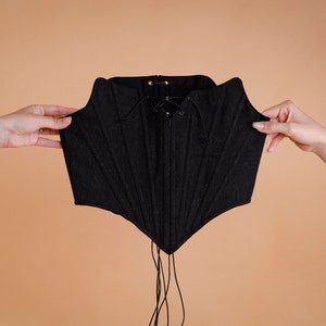 strapless corset top