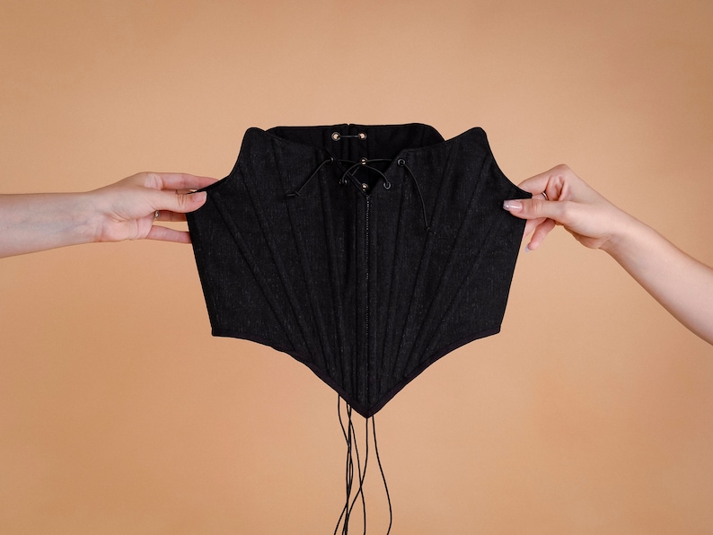 strapless corset top