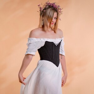 strapless corset top