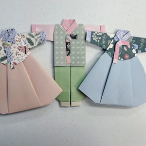 Origami Hanbok Koreaanse feestartikelen