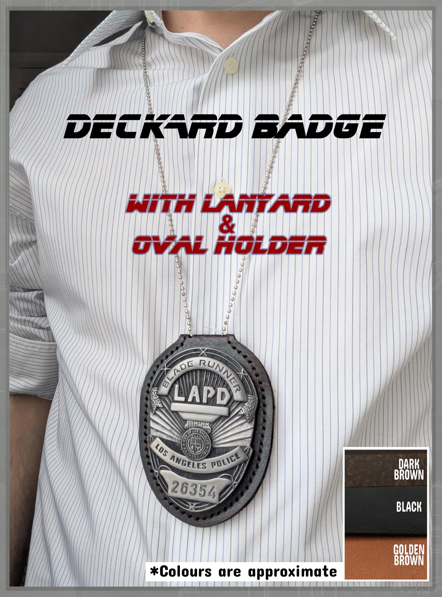Blade Runner LAPD Badge & I.D. - Etsy