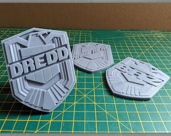Custom DREDD Badge KIT