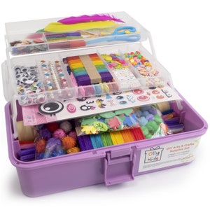 Ultimate Arts & Crafts Supply Set: 1000+ Piece DIY Craft Gift Box