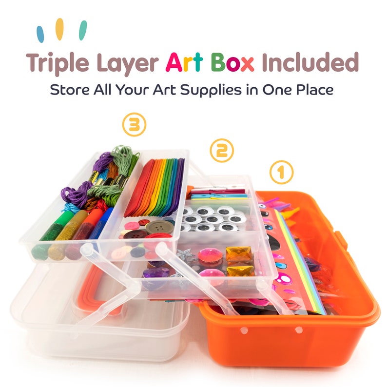 Arts and Crafts Box for Kids Ultimate Arts and Crafts Etsy