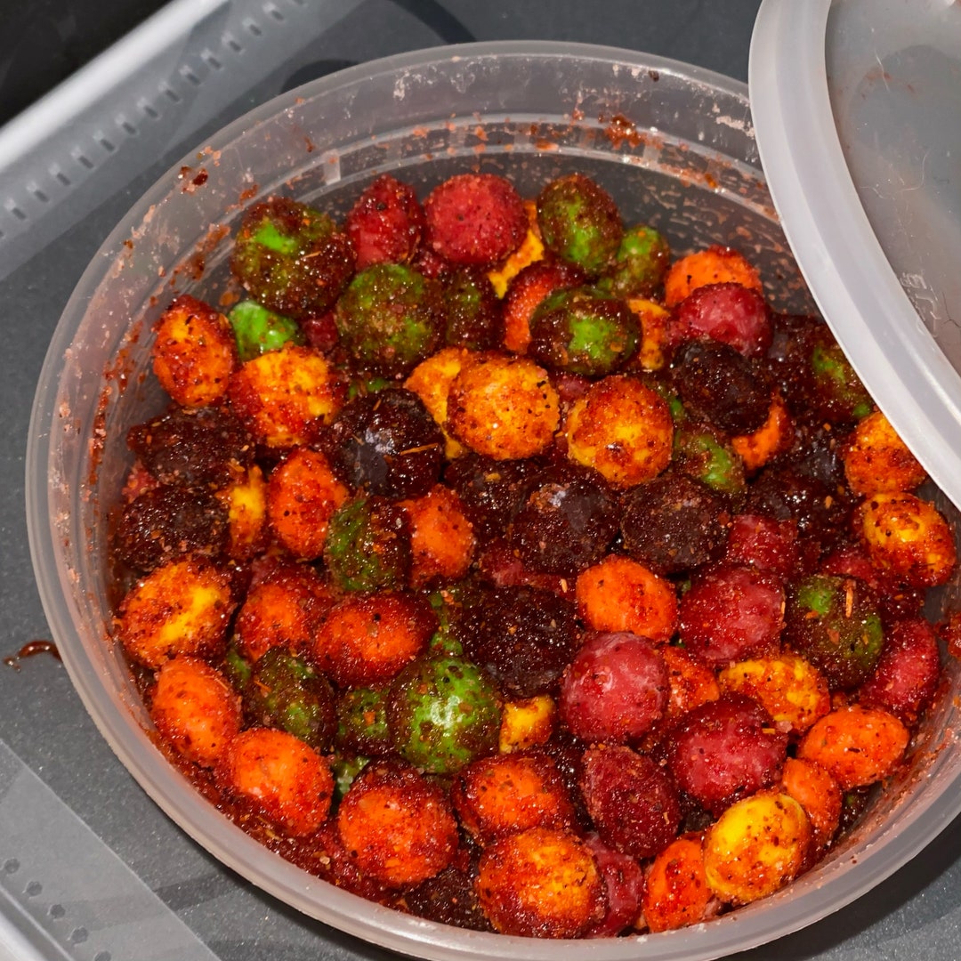 Chili Gushers Fruit Gushers Coated in a Chili Mix Etsy