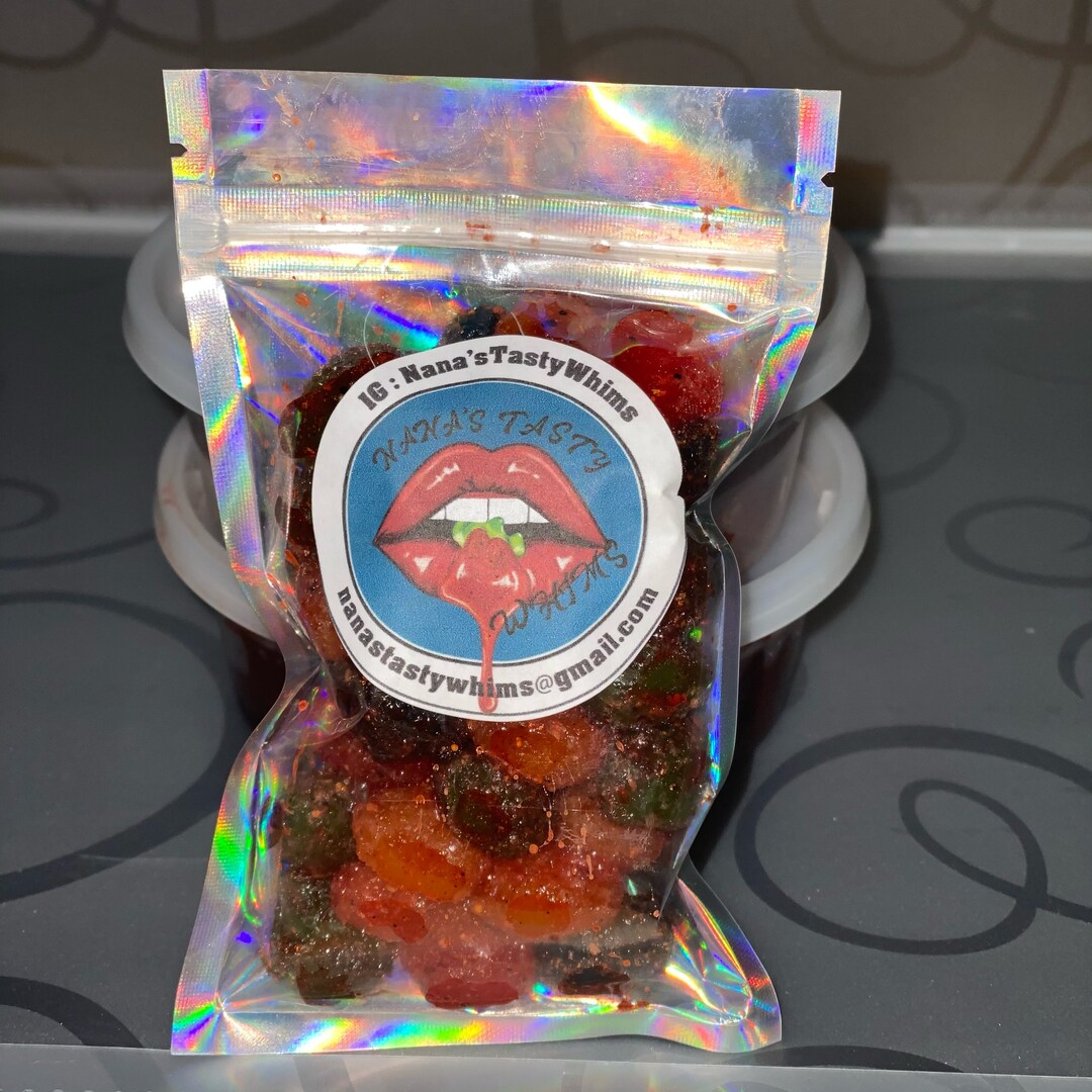 Chili Gushers Fruit Gushers Coated in a Chili Mix Etsy