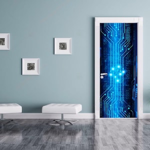 3D Door Mural, Door Sticker, Adhesive Vinyl for Door Door Wallpaper Peel and Stick Vinyl Wrap Door Wrap Door Decoration Furniture decor