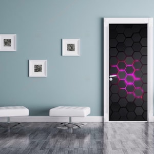 3D Door Mural, Door Sticker, Adhesive Vinyl for Door Door Wallpaper Peel and Stick Vinyl Wrap Door Wrap Door Decoration Furniture decor