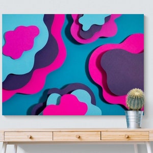 3D Wall Art Modern Canvas Print 3d Wall Decor *W89 Abstract Art Deco Home & Living Wall Decor Custom wall print Universary gift 3D art deco