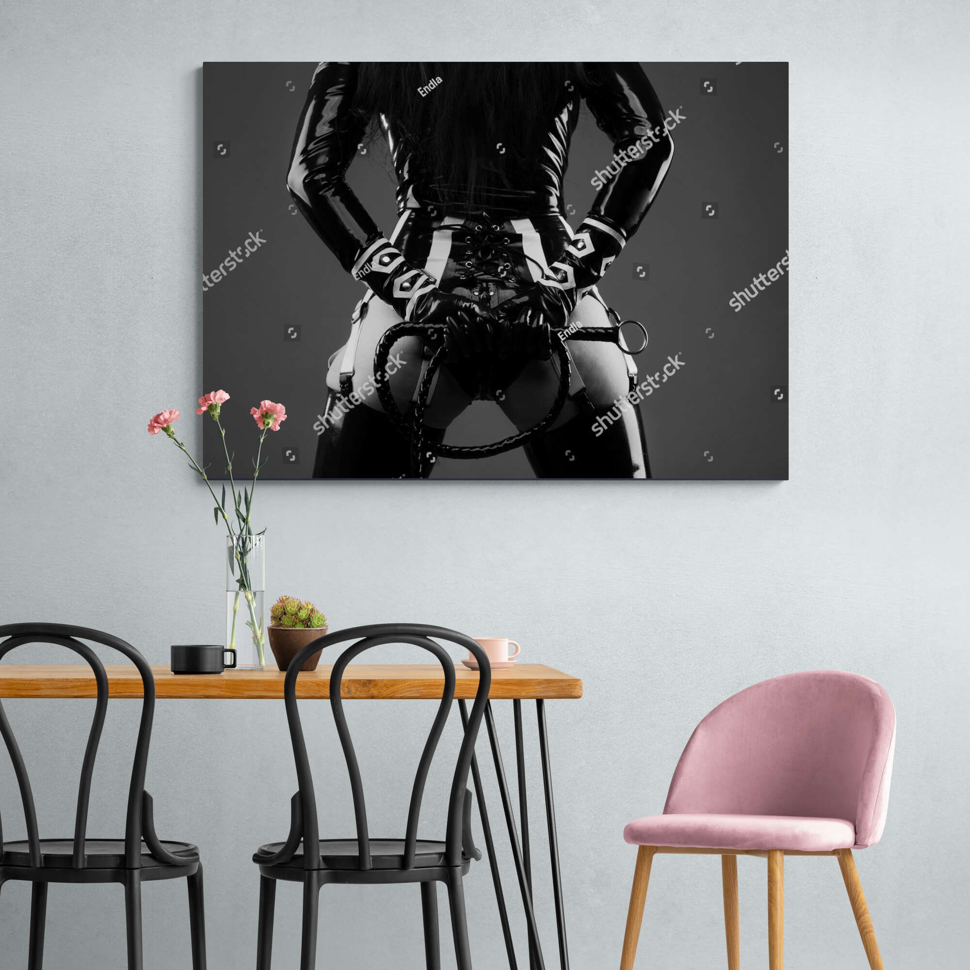 'DDark Mistress' Canvas Giclee