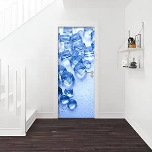 Self Adhesive Door Sticker 3d Door Sticker Peel and stick viny Door Decor Murals Front Door Decor Vinyl Door Wrap Door 3D Vinyl Sticker