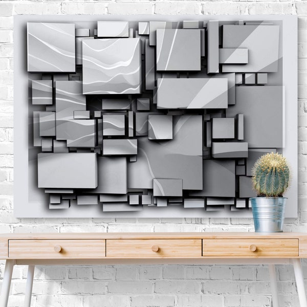 Silver Wall Art Etsy