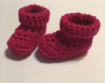 Botines de bebé, zapatos de bebé de ganchillo, zapatos de bebé para bebés, botines para recién nacidos, regalo de baby shower, botines de ganchillo, zapatos para bebés