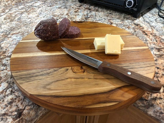 Dalstrong Corner Counter Cutting Board - Teak Wood