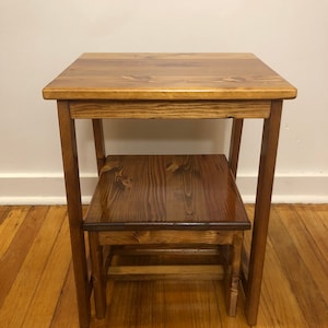 Nesting steps stool