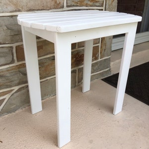 Wooden porch table/deck table/outdoor furniture/spring furniture