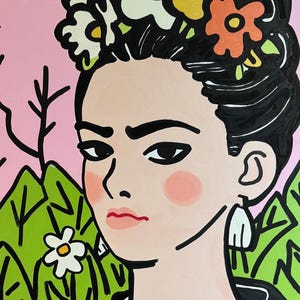 L'artiste - Lot de 2 cartes inspirées de Frida Khalo