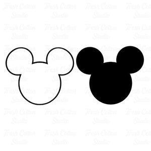 Mouse Head SVG PNG Design Cricut Cut Digital Download File