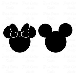 Mouse Head SVG PNG Design Cricut Cut Digital Download File