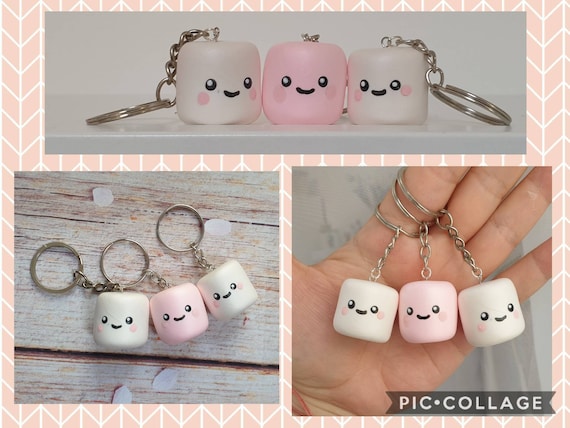 Marshmallow keychain discount