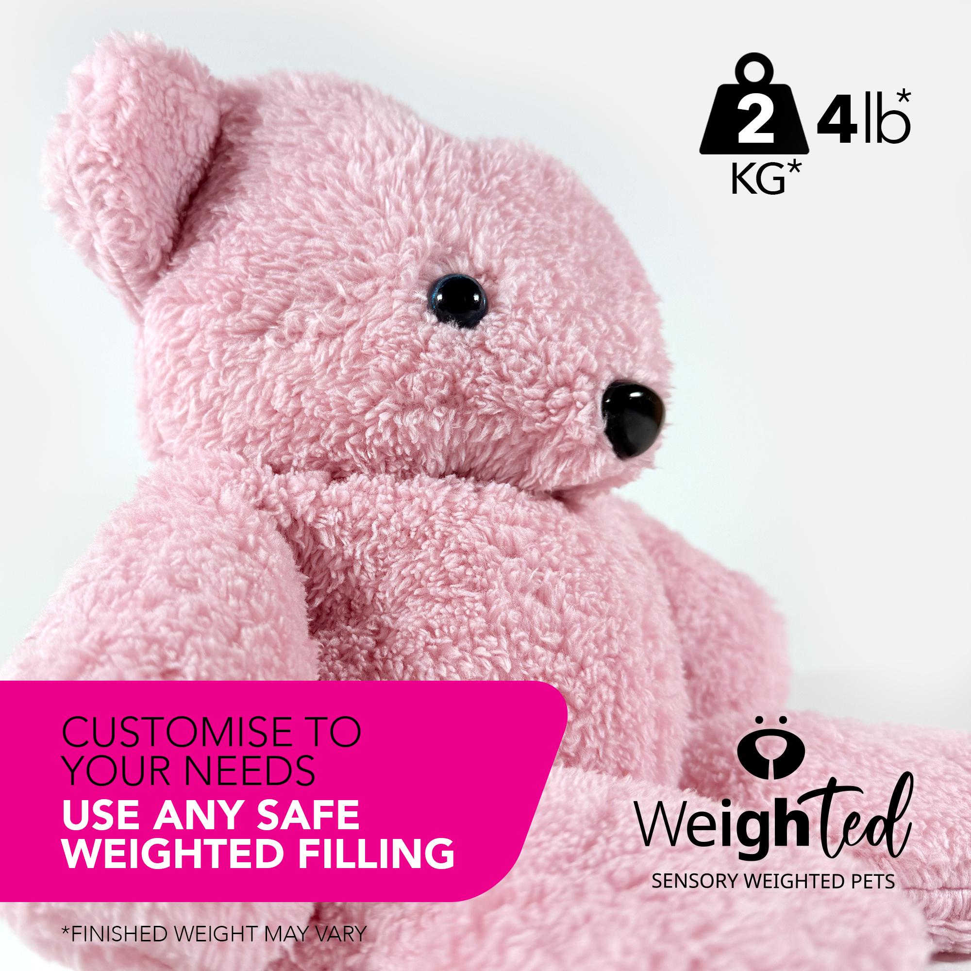 PDF SEWING PATTERN - 2kg Weigh-ted Teddy Bear - Orchid - Sew Your Own ...