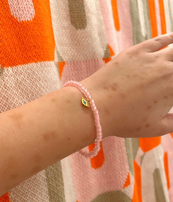 EVIL EYE BRACELET 24k Gold - Etsy