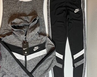 womens gray nike sweatsuit