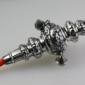 Rattle Large Vintage Style Bells Whistle Coral