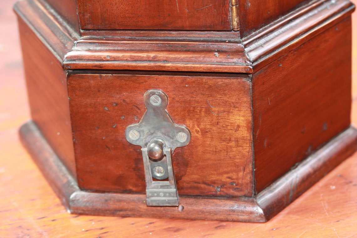 Rare Country Manor Mahogany Wood Hand Carved Antique Post Box - Etsy